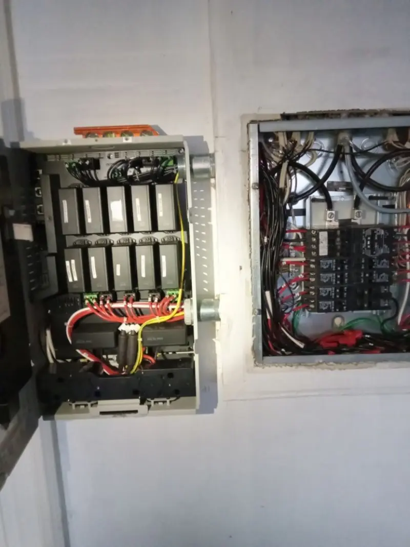 Electrical panel upgrade completed for Security Camera Wiring in South Sioux City